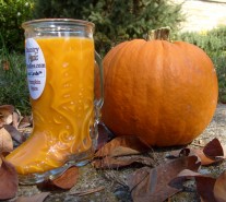 Pumpkin Spice Boot Candle